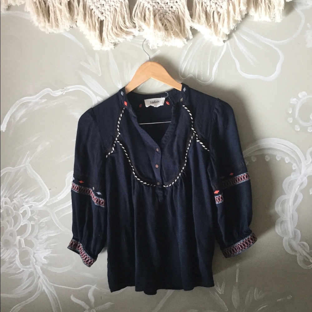 🌻BA&SH embroidered boho top - Picture 2 of 5